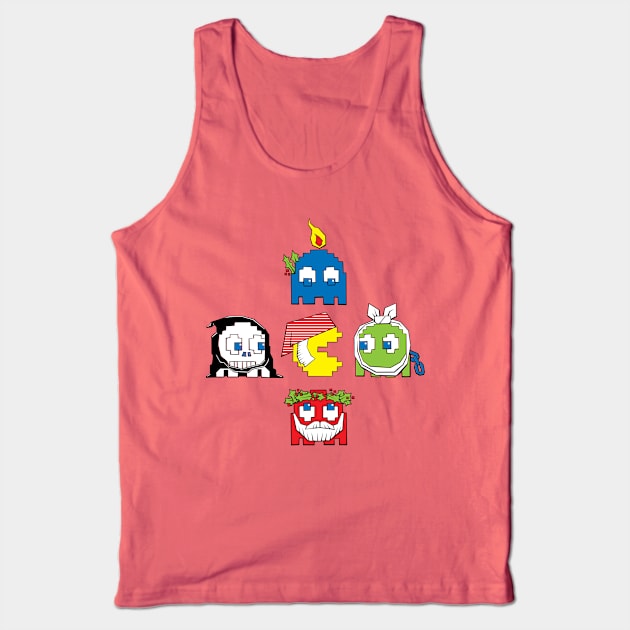 Christmas Ghosts of Games Past Tank Top by RoguePlanets